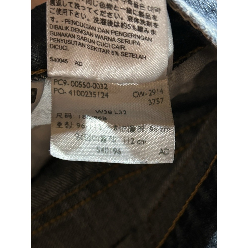 Levi's 550 Jeans Mens 38x32 Relaxed Fit Straight Leg Blue Denim 00550-0032 - Picture 4 of 12